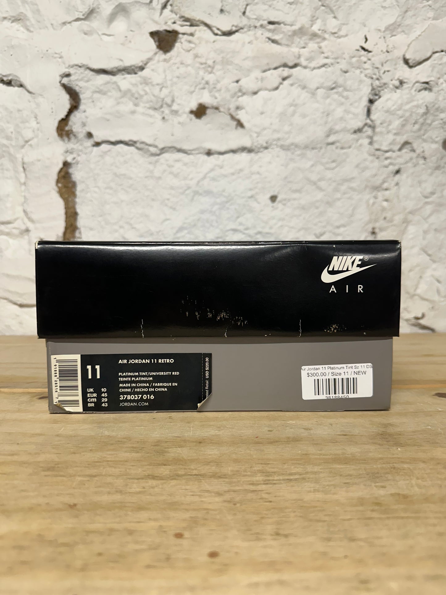 Air Jordan 11 High Platinum Tint Sz 11 DS