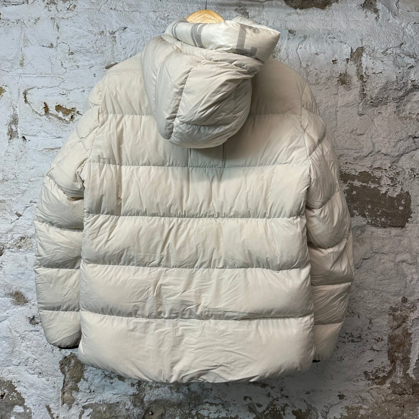 Moncler Dubois Giubbotto Cream Puffer Jacket Sz M (2)