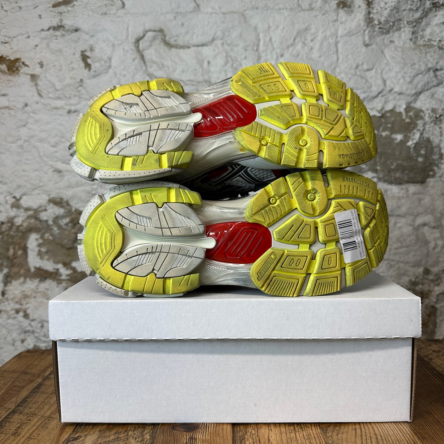 Balenciaga Runner Grey White Red Sneaker Sz 10 (43)