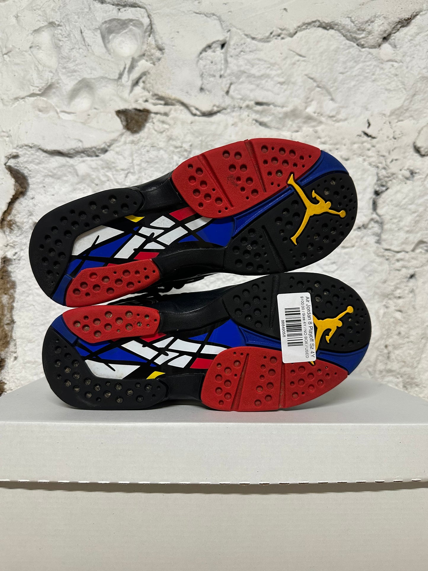 Air Jordan 8 Playoff Sz 4Y