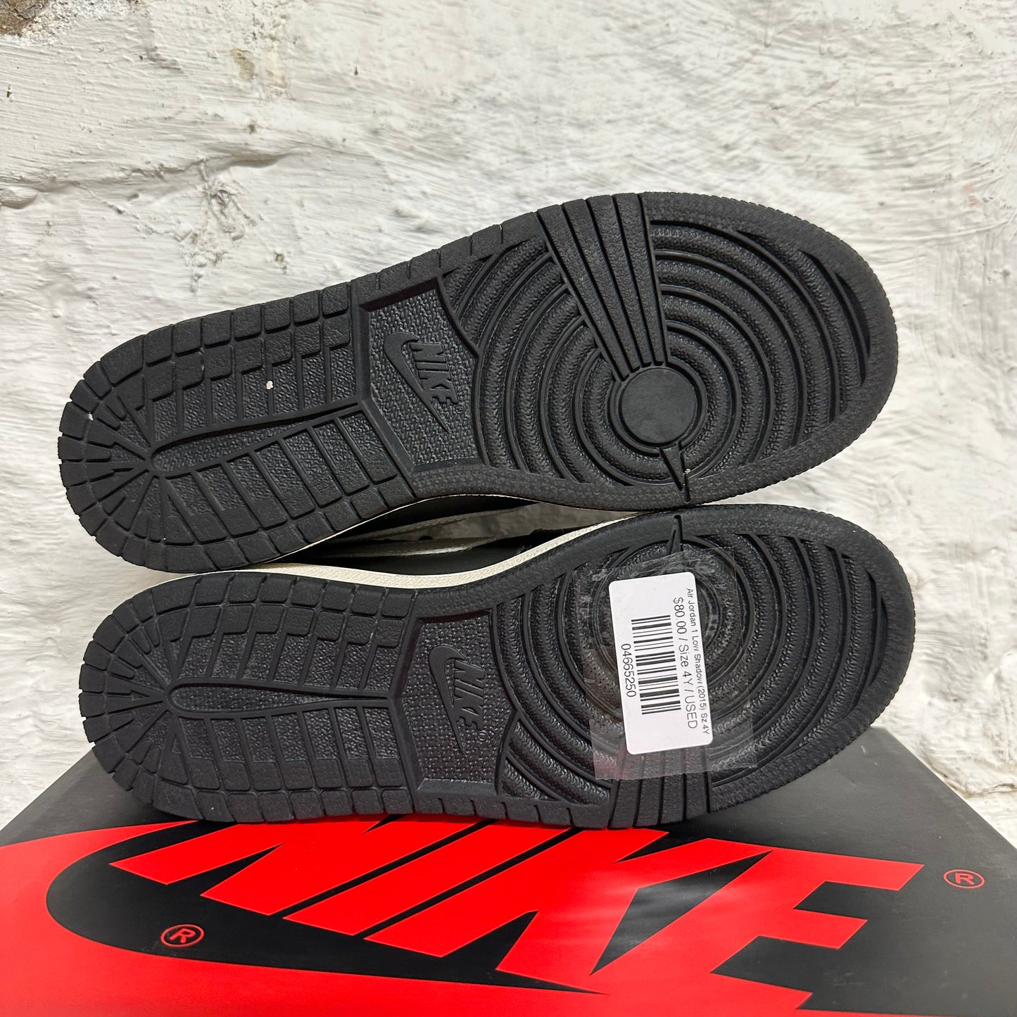 Air Jordan 1 Low Shadow (2015) Sz 4Y