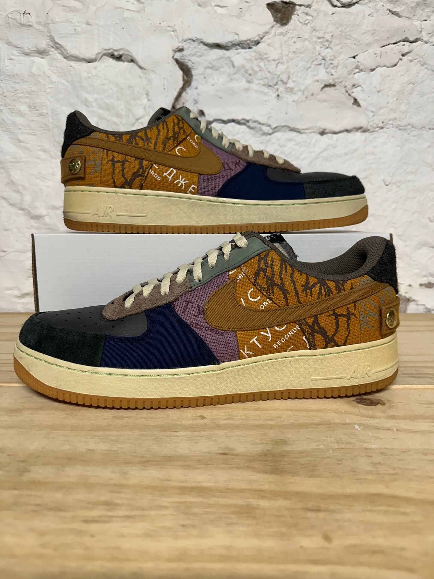 Nike Air Force 1 Low Travis Scott Cactus Jack Sz 14