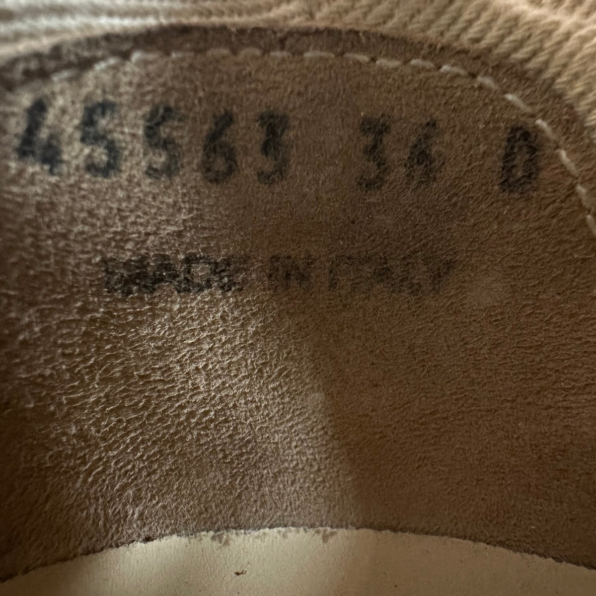 Rick Owens Stop Breath Black Milk Sneaker Sz 4.5 (36)