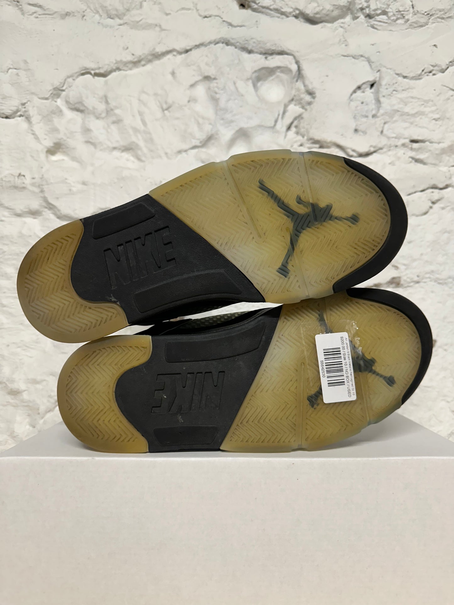 Air Jordan 5 Black Metallic Reimagined Sz 10