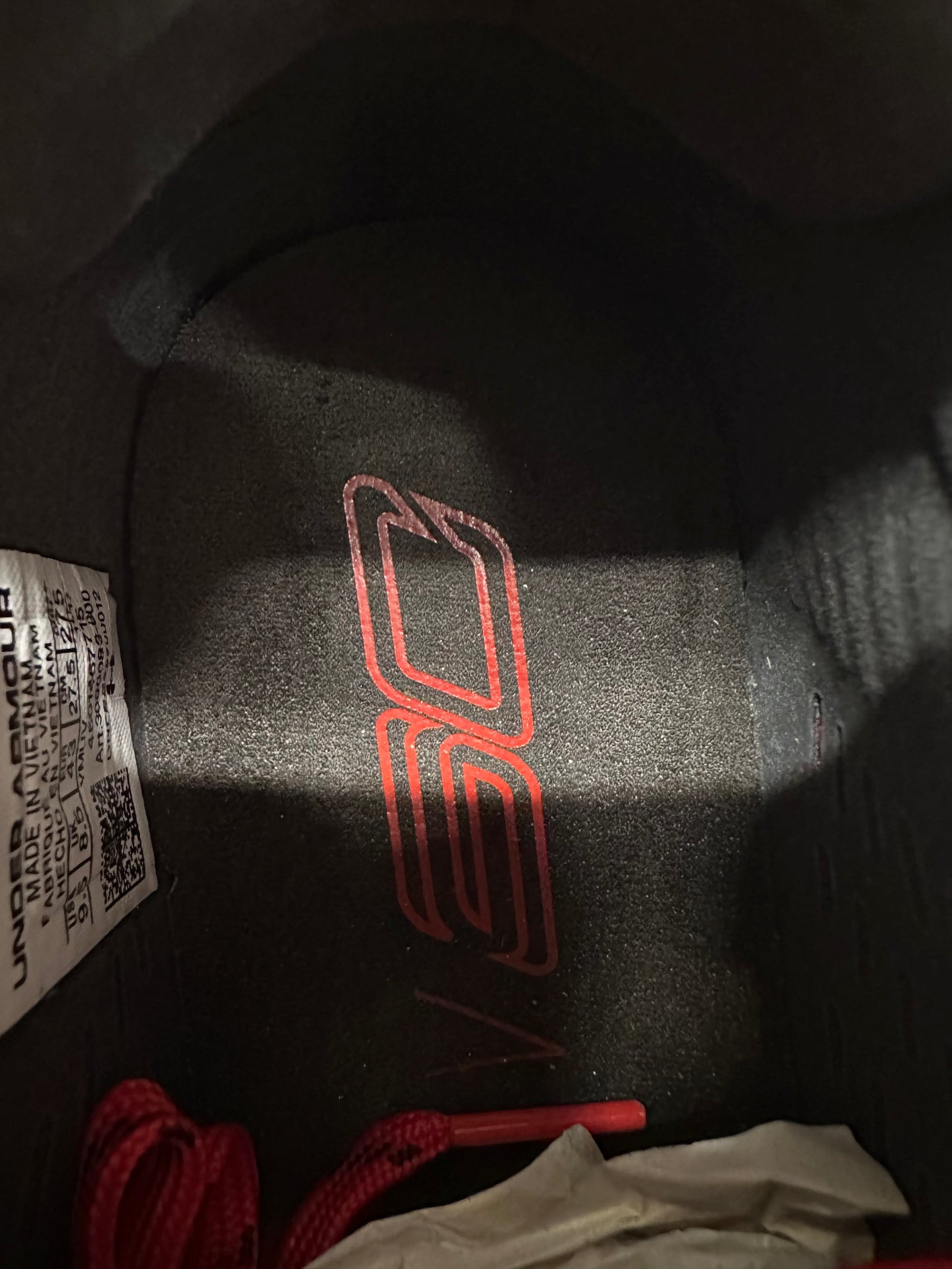 Under Armour Curry 4 Low Red Sz 9.5 DS