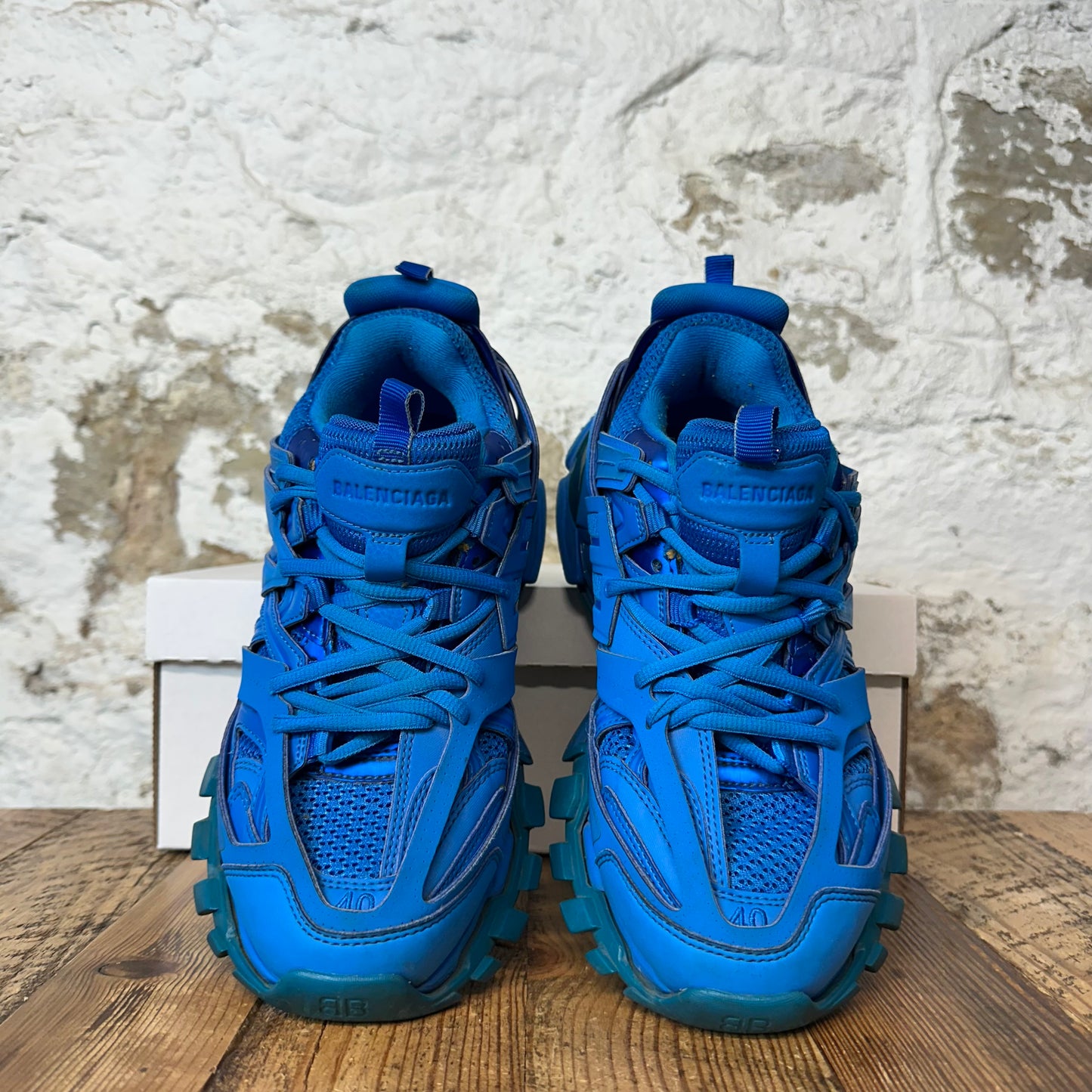 Balenciaga Track Runner Triple Blue Sneaker Sz 7 (40)