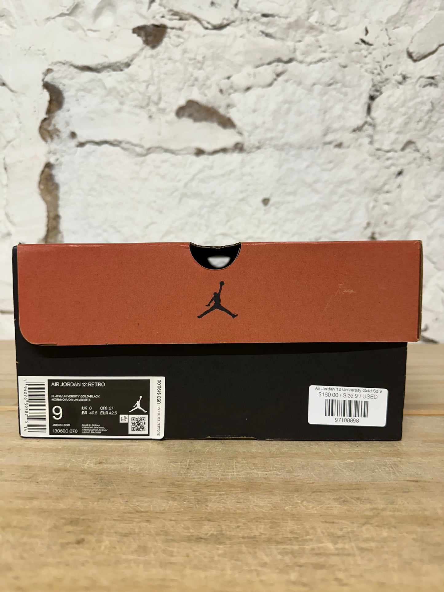 Air Jordan 12 University Gold Sz 9