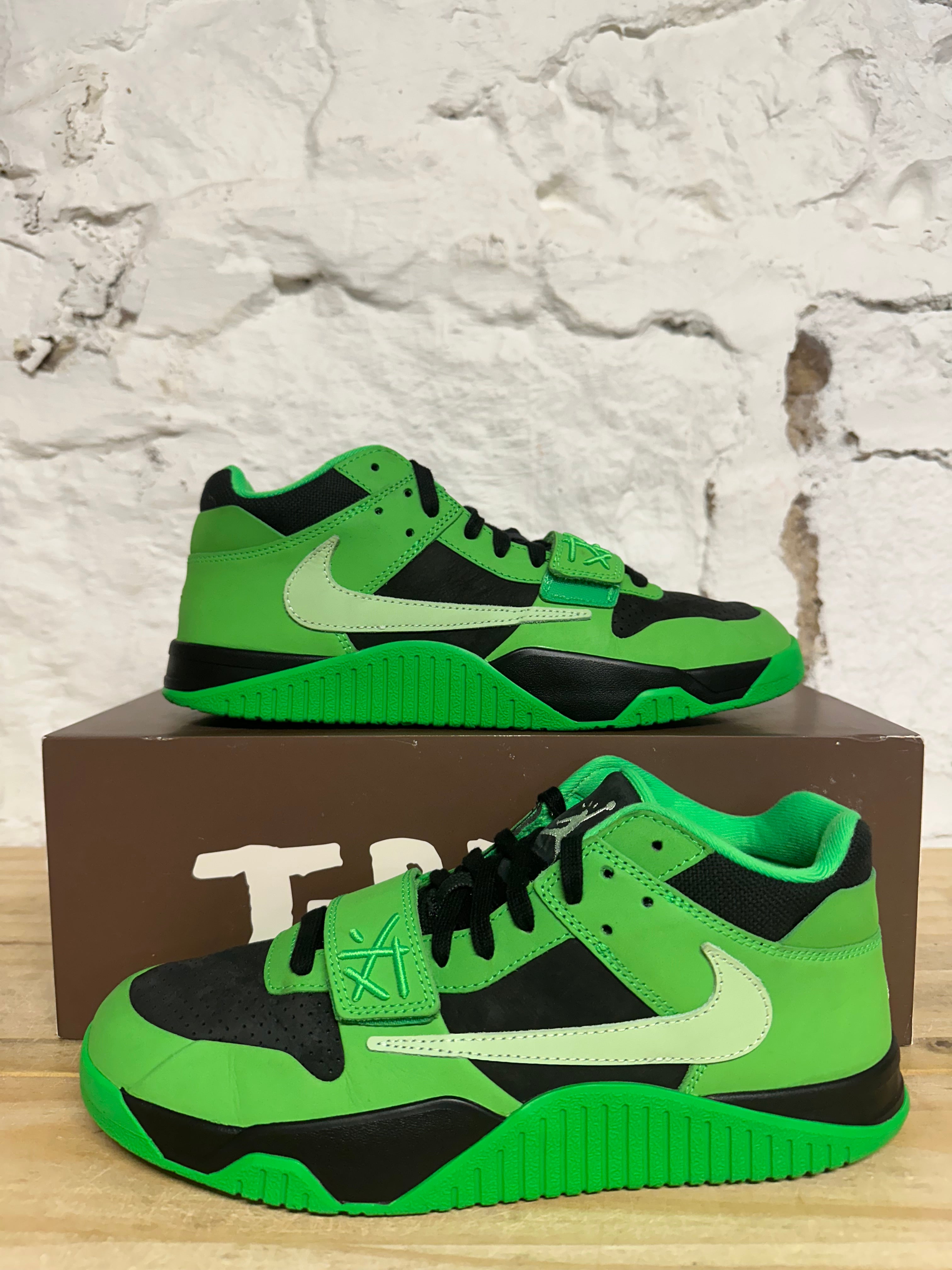 Air Jordan Jumpman Jack Travis Scott Green Spark Sz 10.5