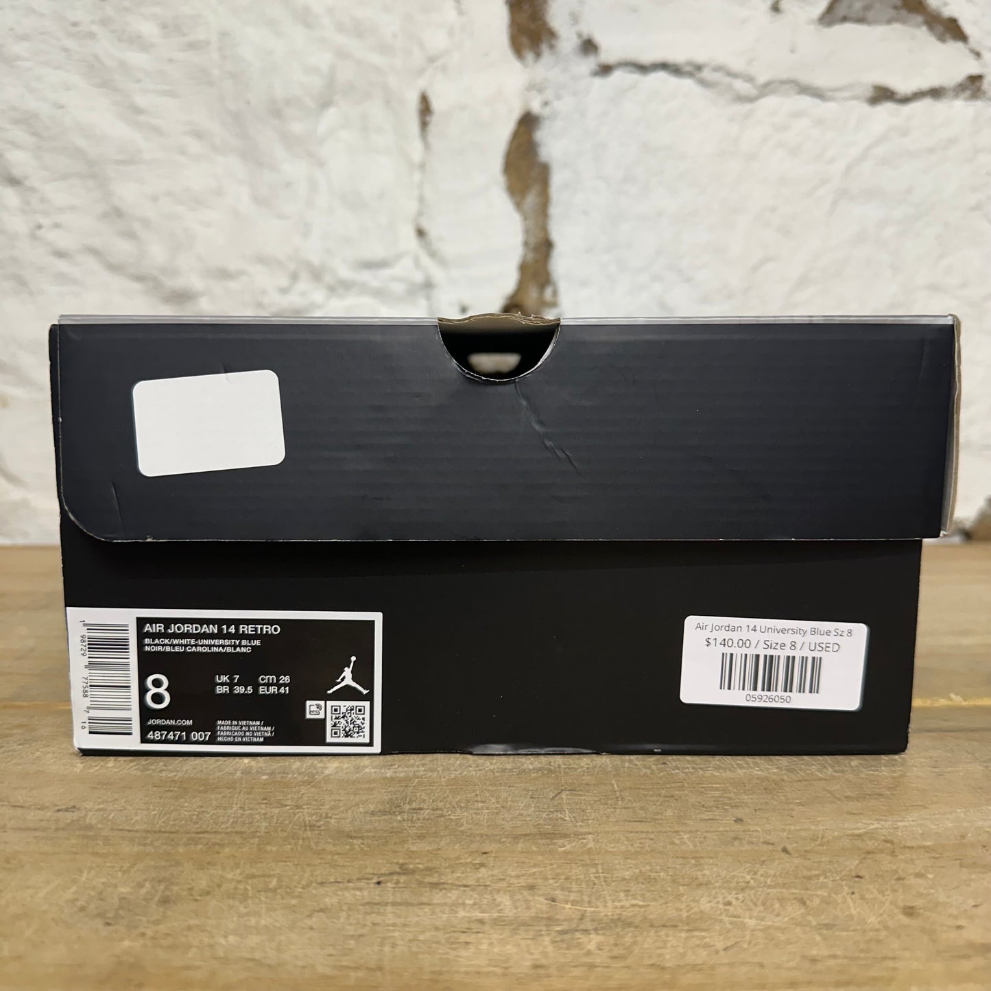 Air Jordan 14 University Blue Sz 8