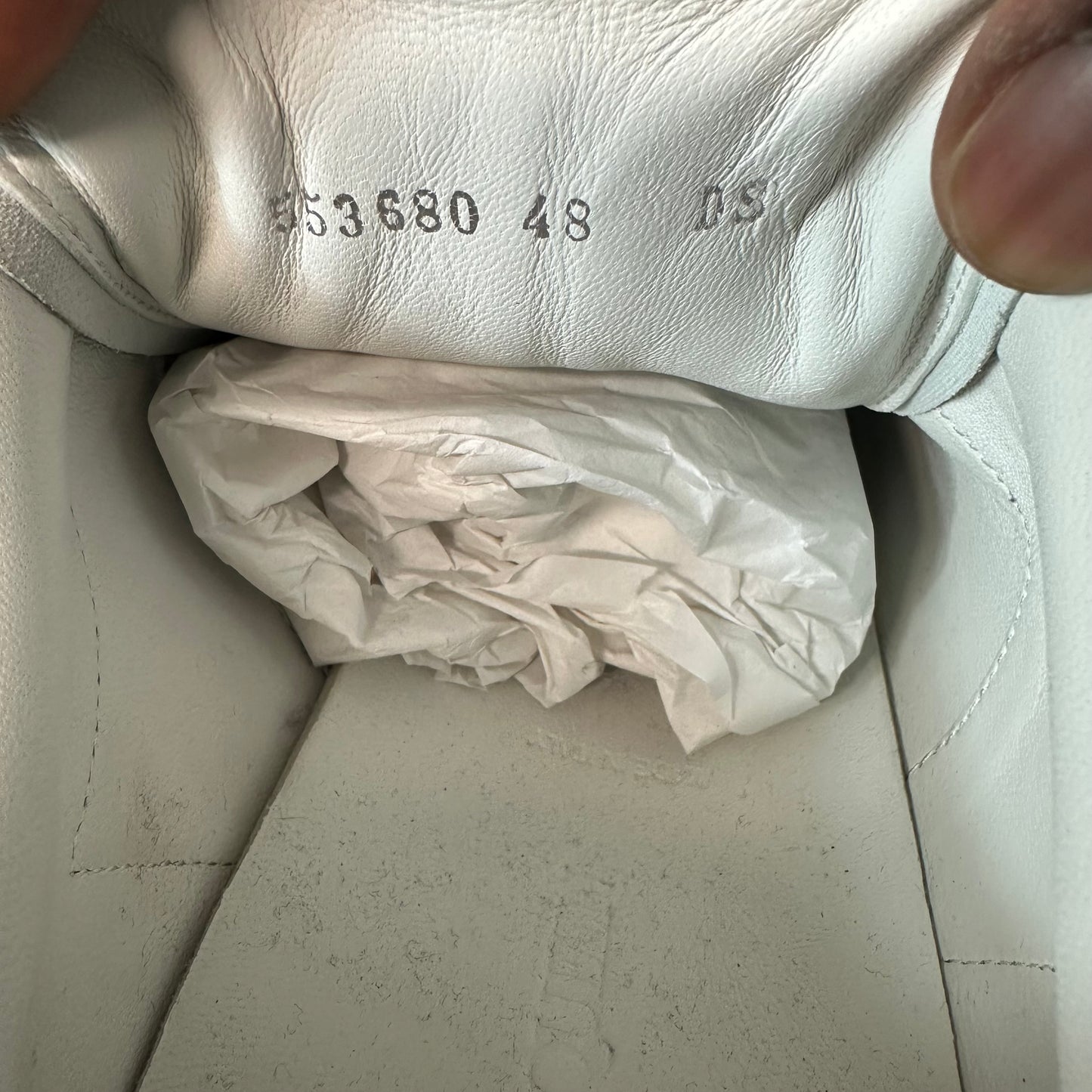 Alexander Mcqueen Blue Tab White Sneaker Sz 15 (48) No Box