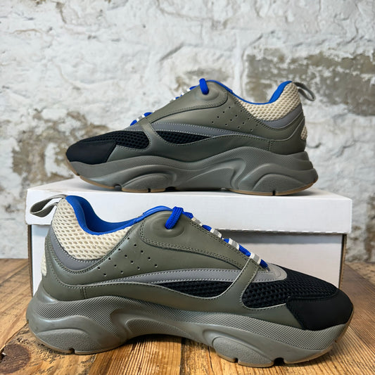 Dior B22 Olive Green Blue Black Sneaker Sz 9 (42)