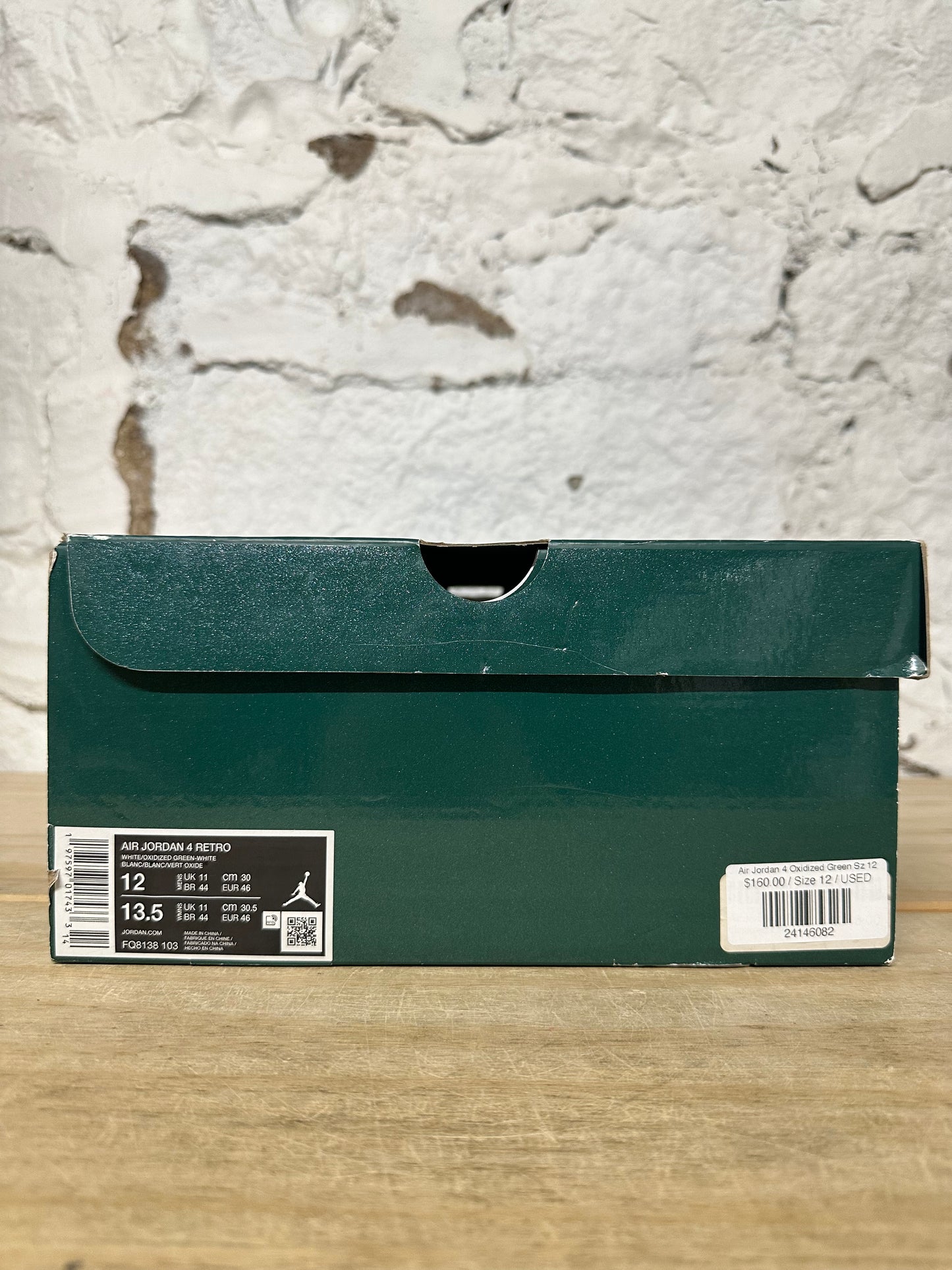 Air Jordan 4 Oxidized Green Sz 12