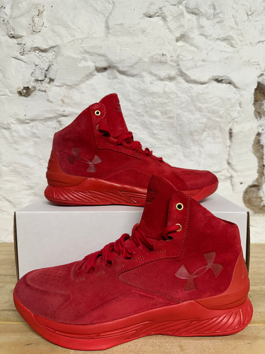 Under Armour Curry 1 Lux Red Sz 11