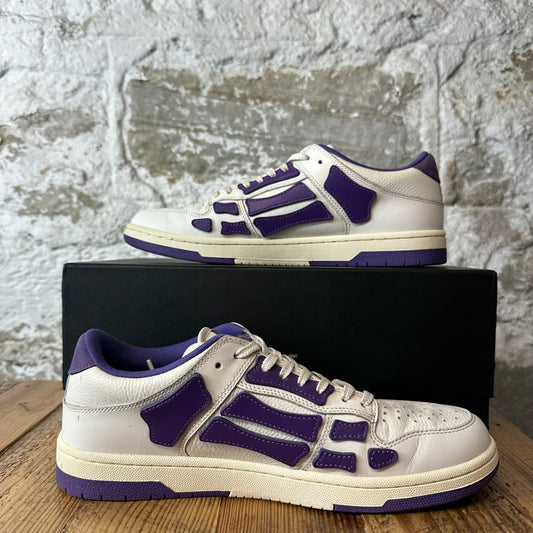 Amiri Purple Skeleton White Sneaker Sz 10 (43)