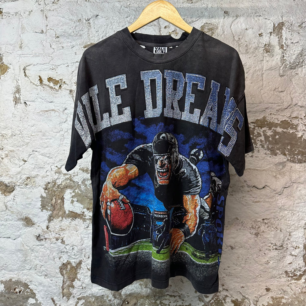 Vale Gridiron Bling Black T-shirt