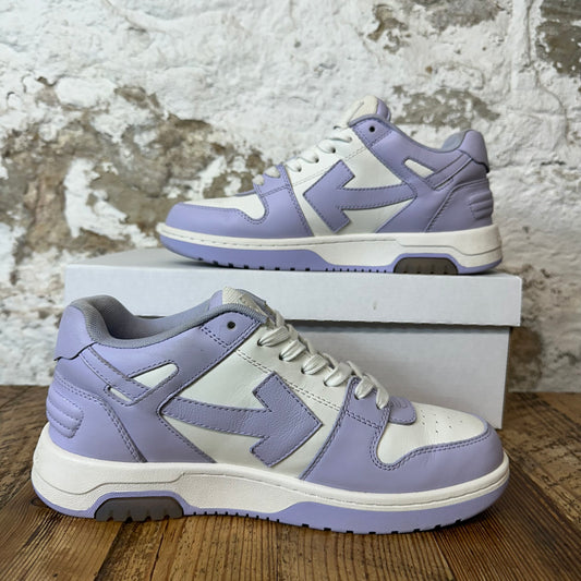 Off-White Out Of Office Lavender White Sneaker Sz 7 (40)