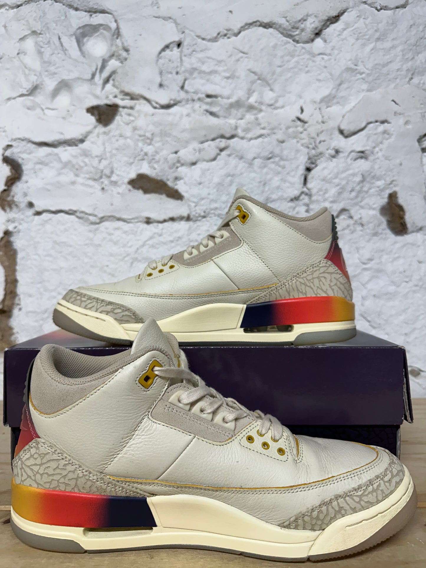 Air Jordan 3 J Balvin Sunset Sz 10.5