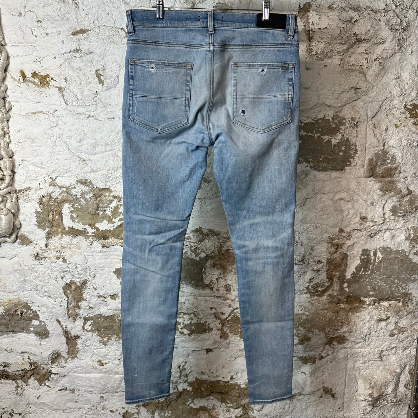 Amiri MX1 Blue Tie Dye Blue Denim Jeans Sz 34