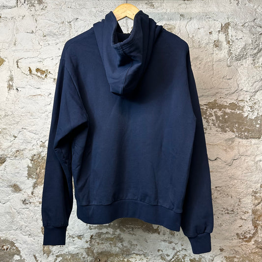 Marni Red Logo Hoodie Navy Sz S (46)
