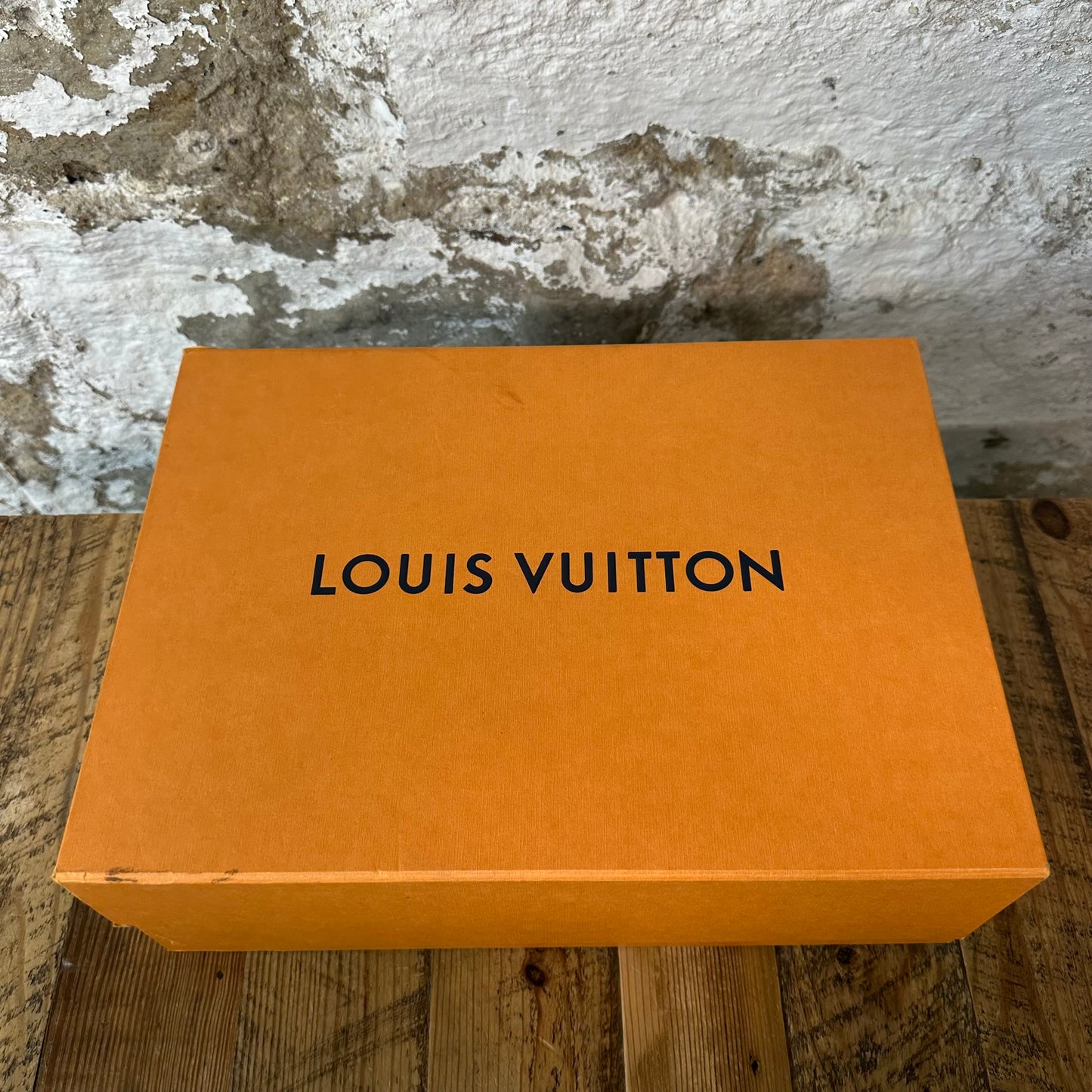 Louis Vuitton Orange White Maxi Trainer Sz 6.5 (5LV)