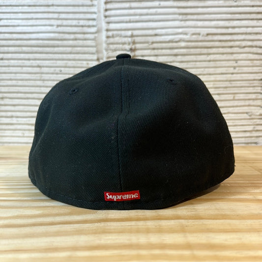 Supreme S Logo New Era Black Hat