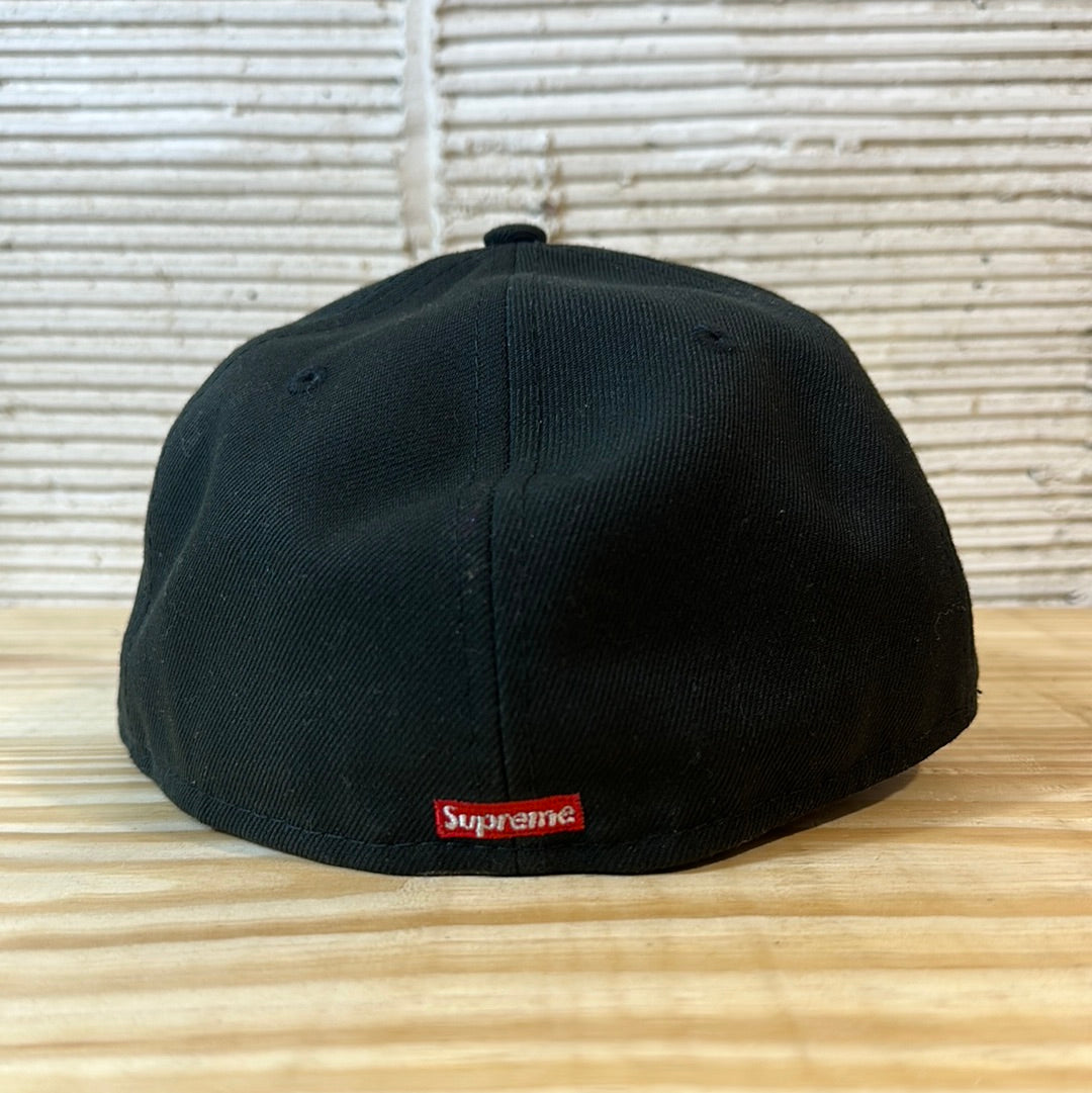 Supreme S Logo New Era Black Hat