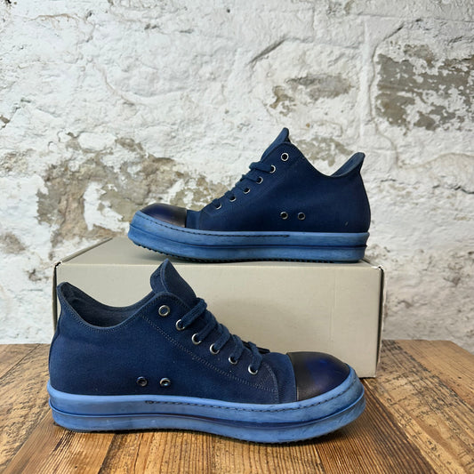 Rick Owens DRKSHDW Triple Indigo Sneaker Sz 8.5 (41.5)