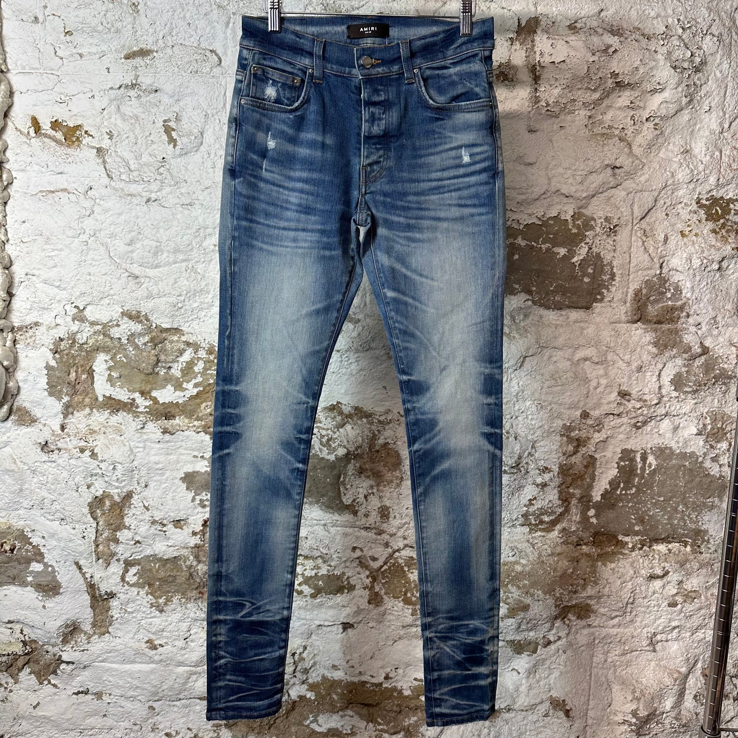 Amiri Plain Honeycomb Denim Jeans Sz 29