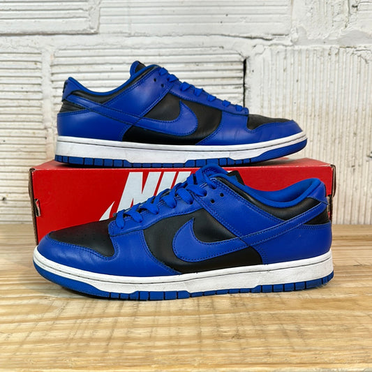 Nike Dunk Low Black Hyper Cobalt Sz 11.5