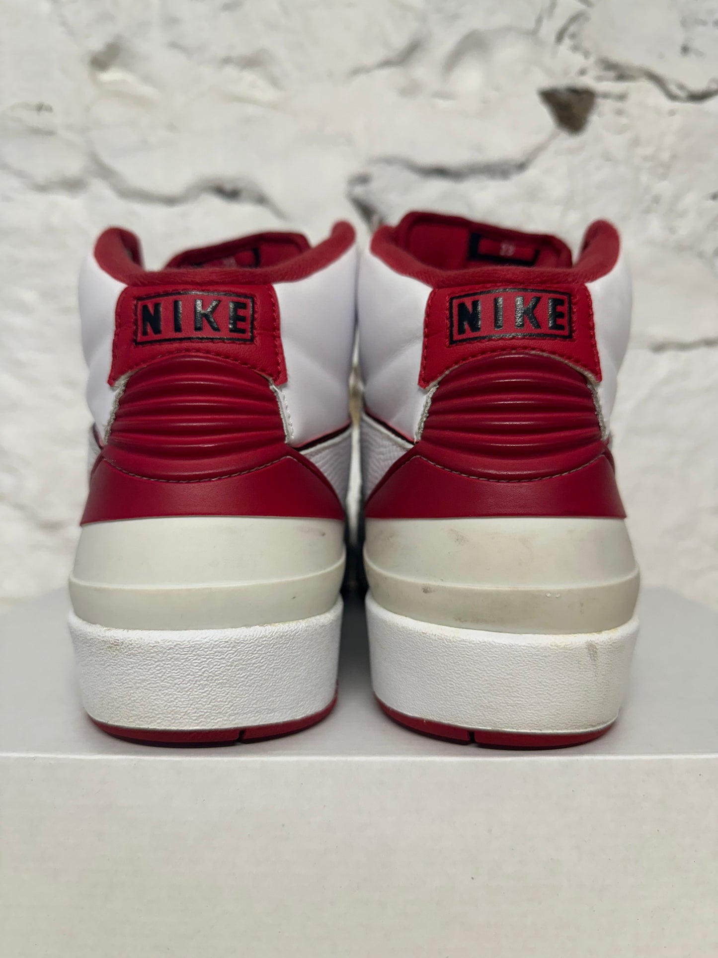 Air Jordan 2 White Red Sz 13