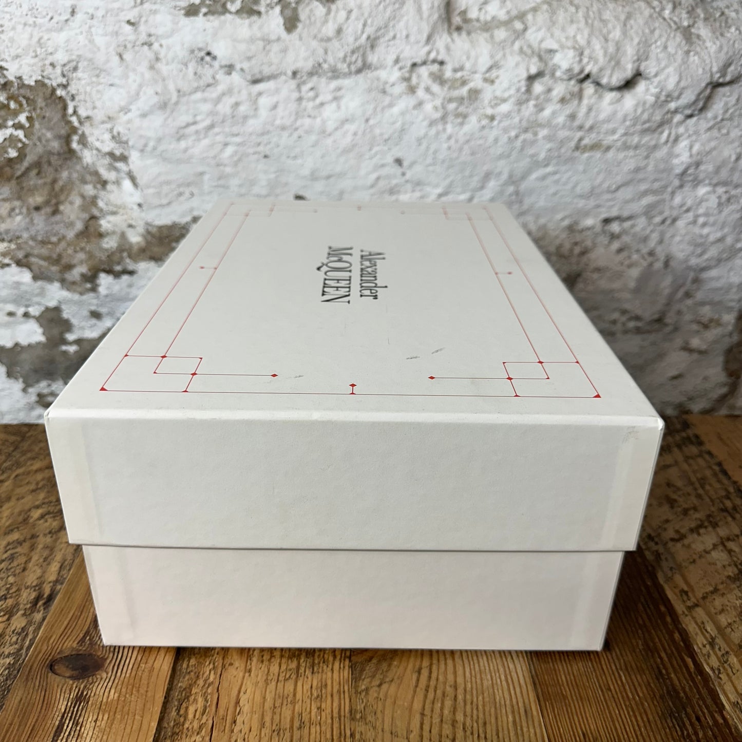 Alexander Mcqueen Transluscent Blue Tab White Sneaker Sz 11 (44)