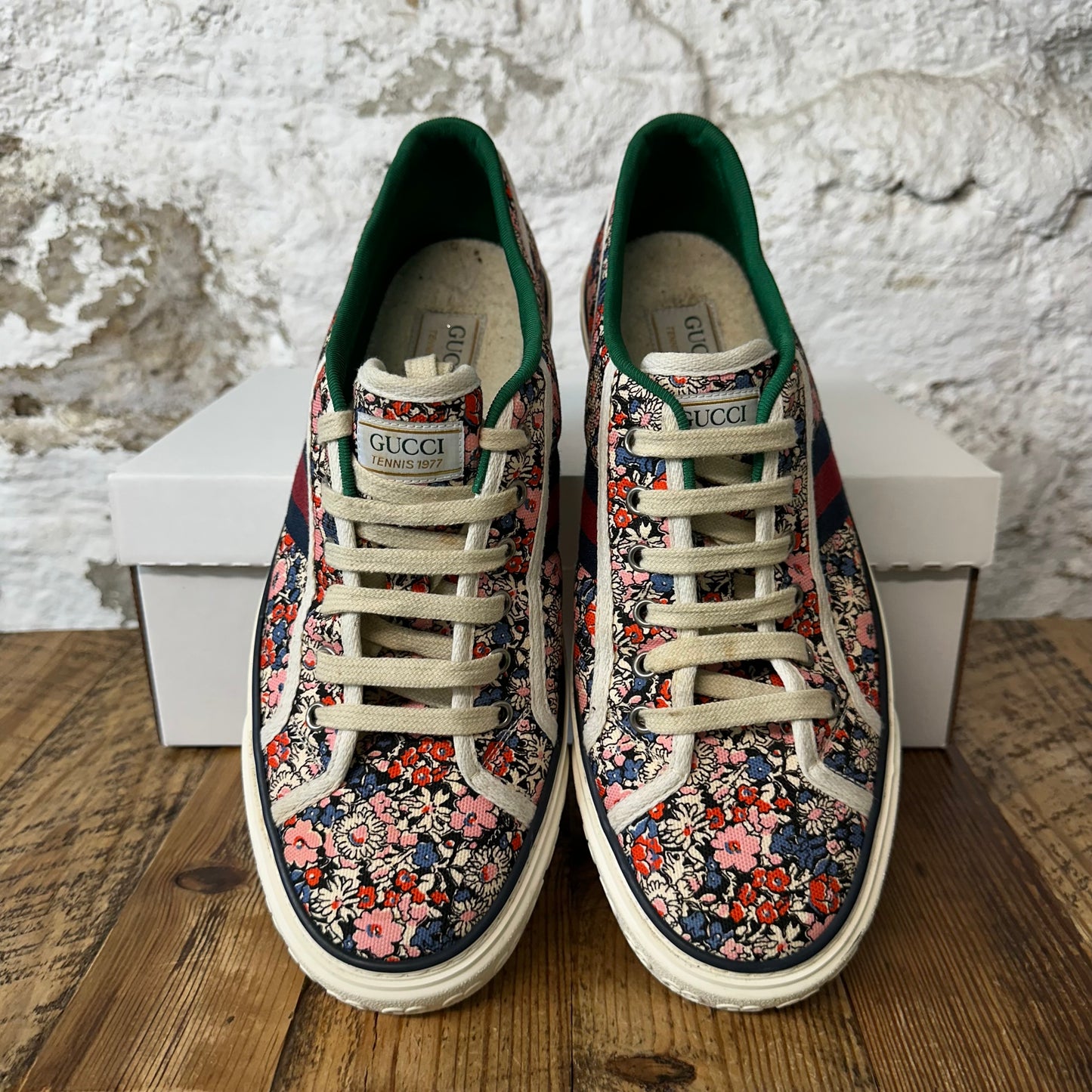 Gucci Tennis 1977 Low Floral Sneaker Sz 9 No Box