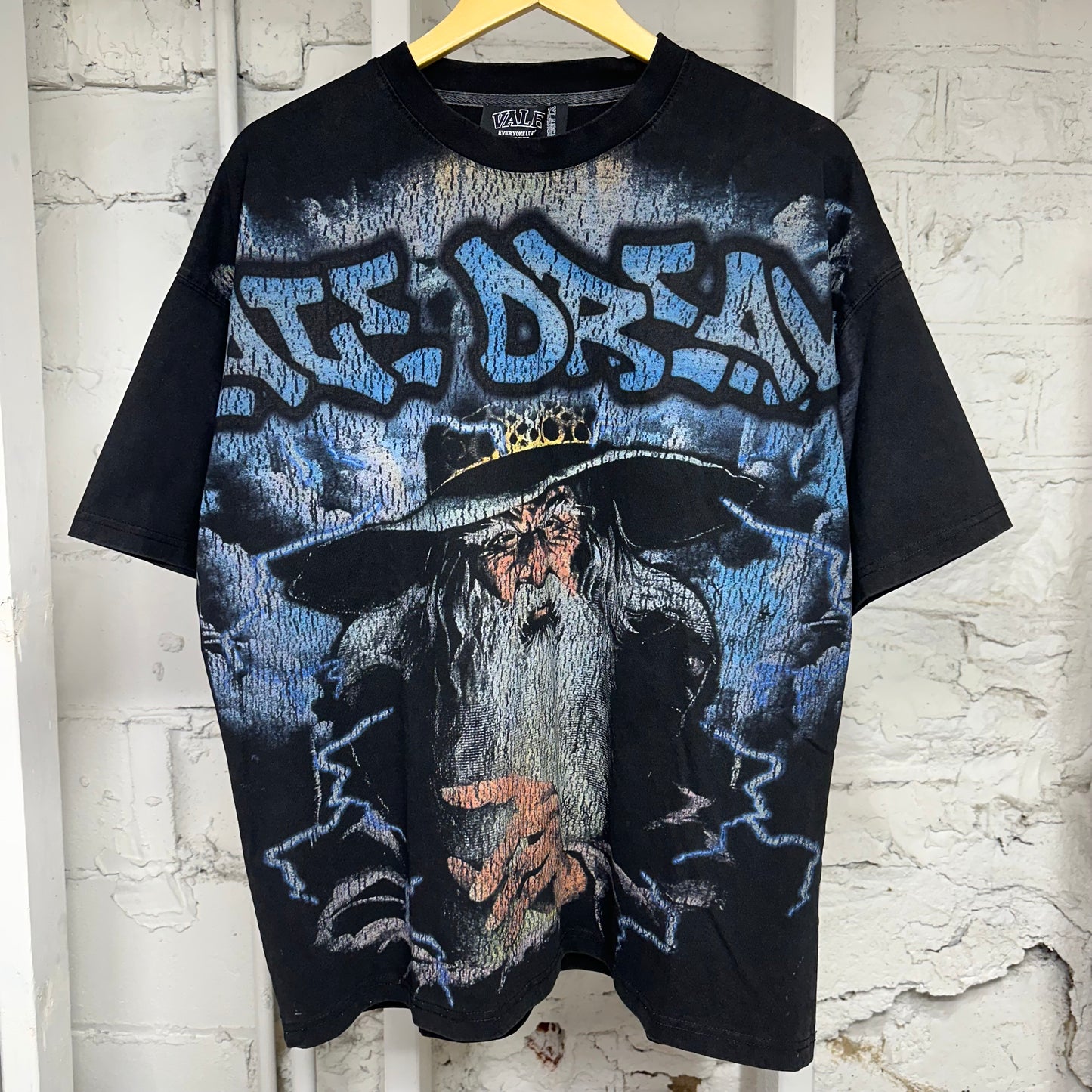 Vale Wizard Black T-Shirt Sz XL