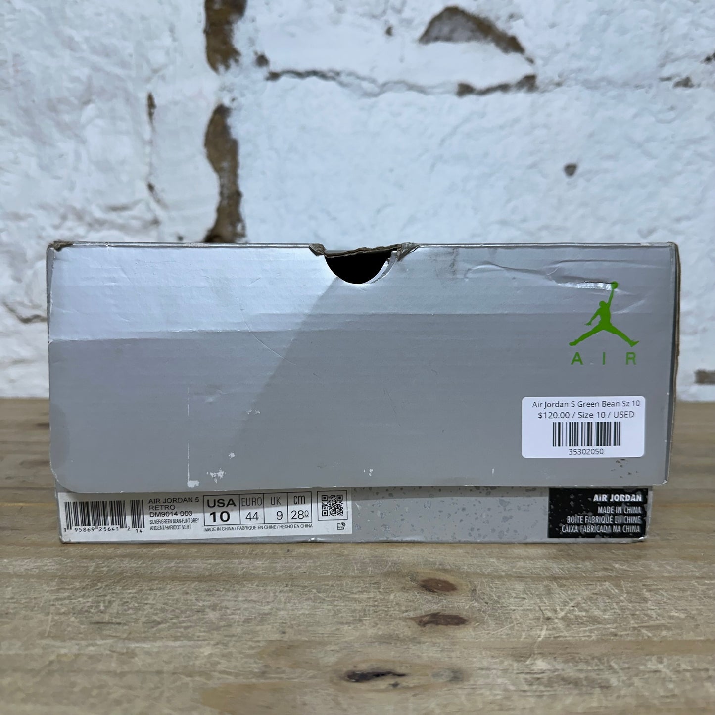 Air Jordan 5 Green Bean Sz 10