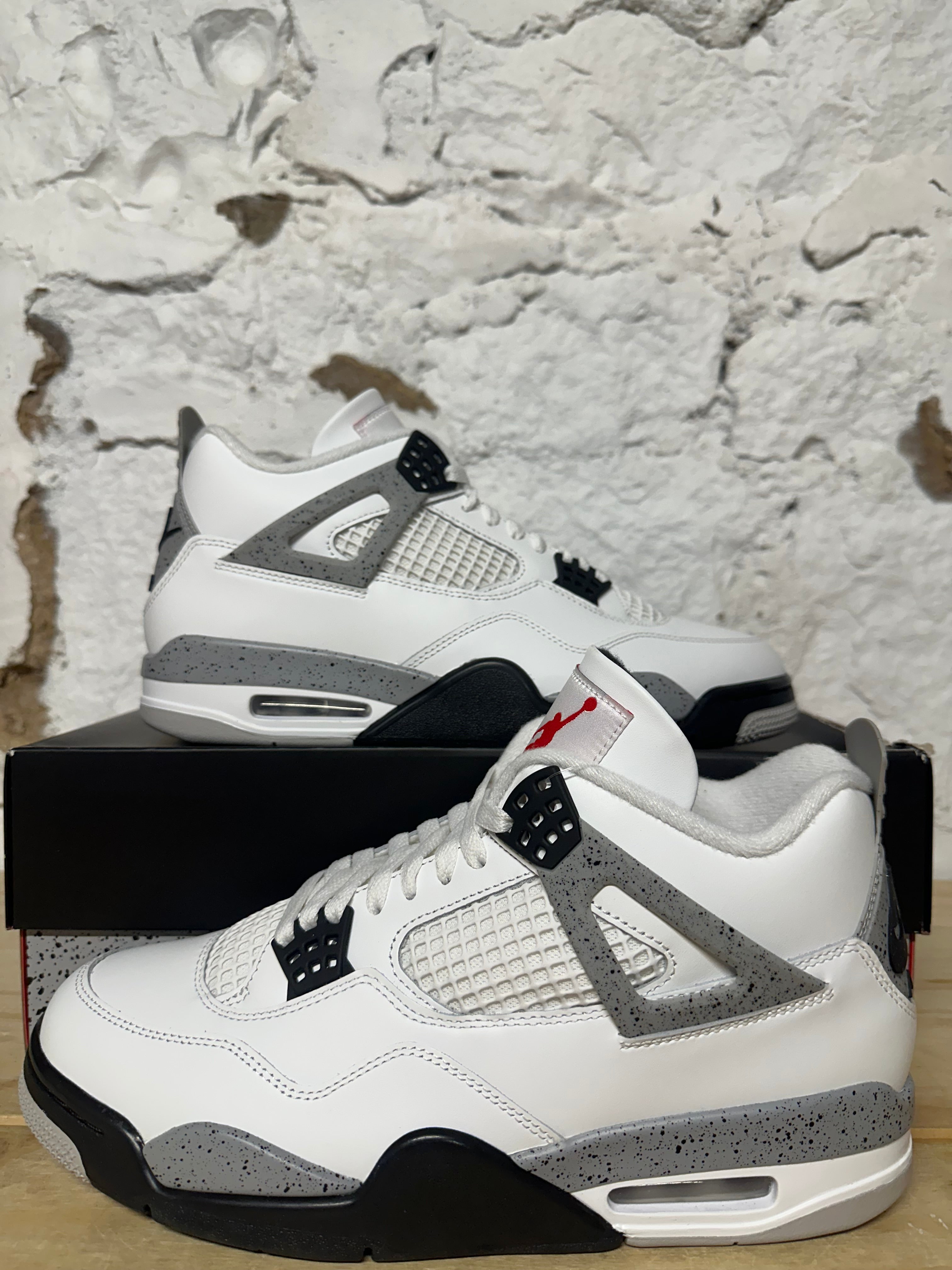 Air Jordan 4 White Cement Sz 10 DS