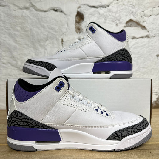 Air Jordan 3 Dark Iris Sz 8.5