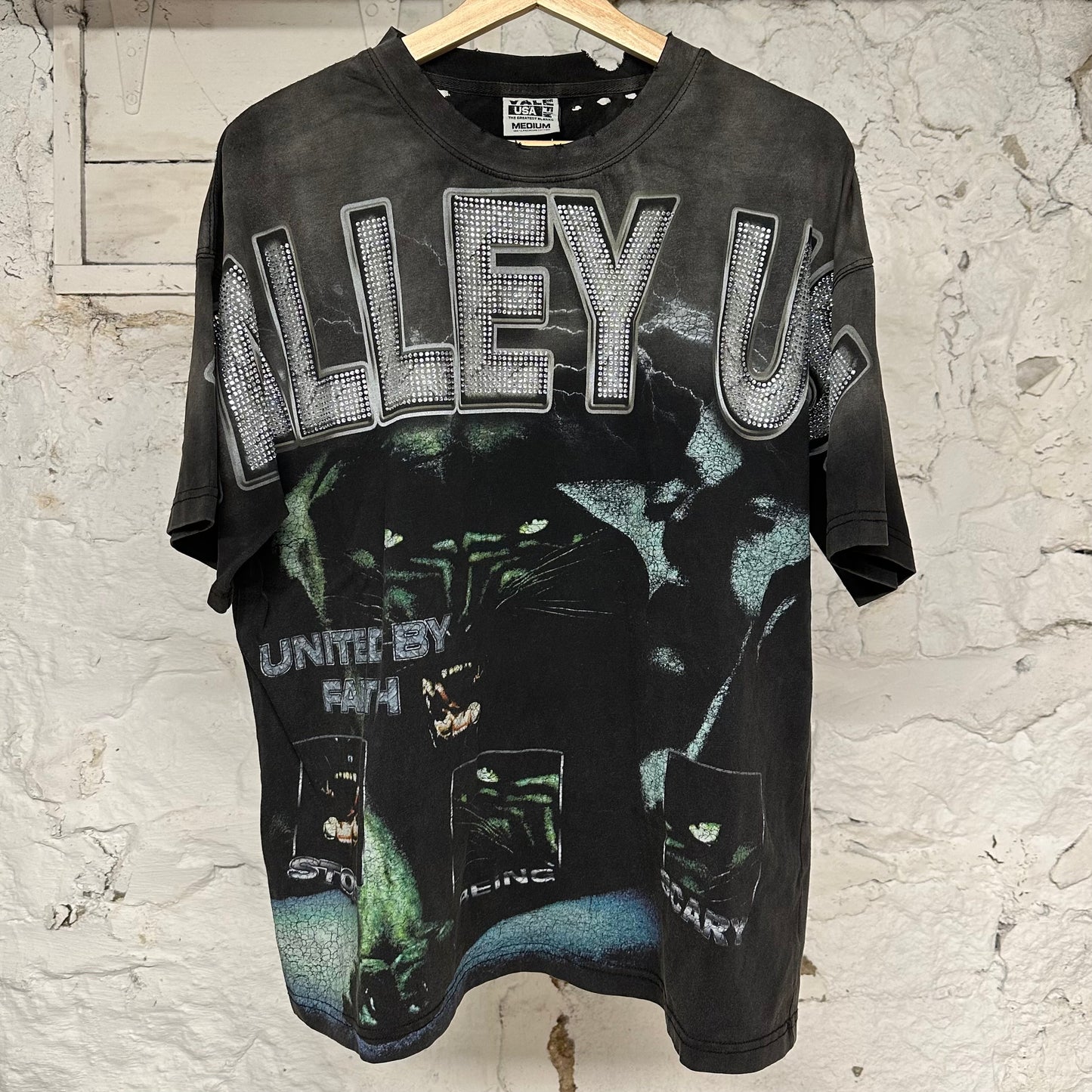 Vale Black Panther T-shirt Black Sz M