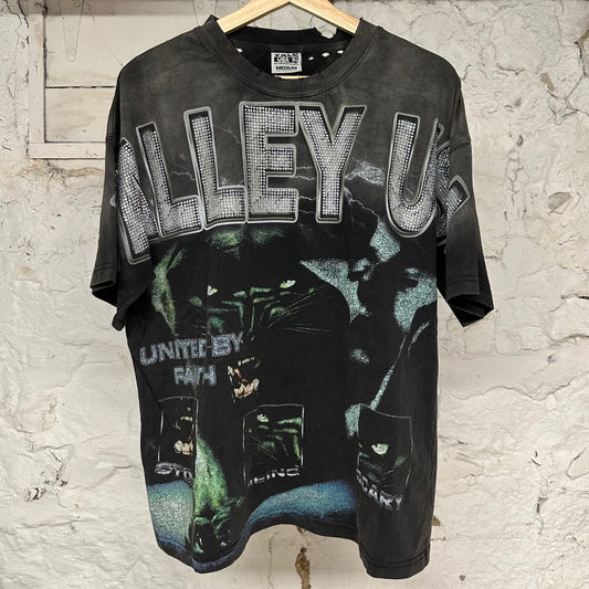 Vale Black Panther T-shirt Black Sz M