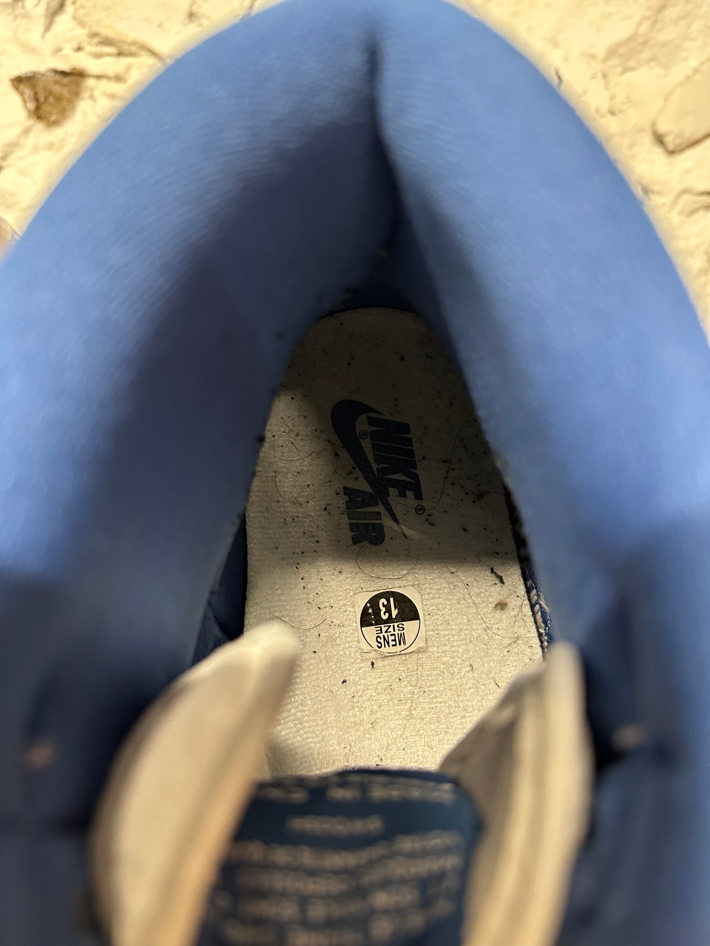 Air Jordan 1 High True Blue Sz 13