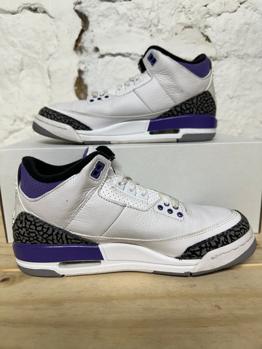 Air Jordan 3 Dark Iris Sz 7Y