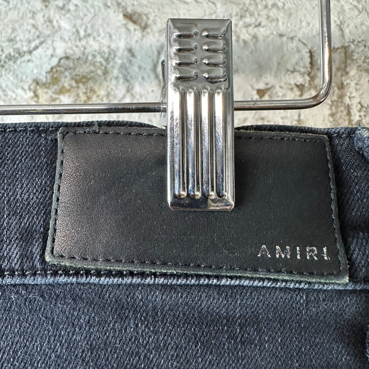 Amiri MX1 Green Paisley Black Denim Jeans Sz 30