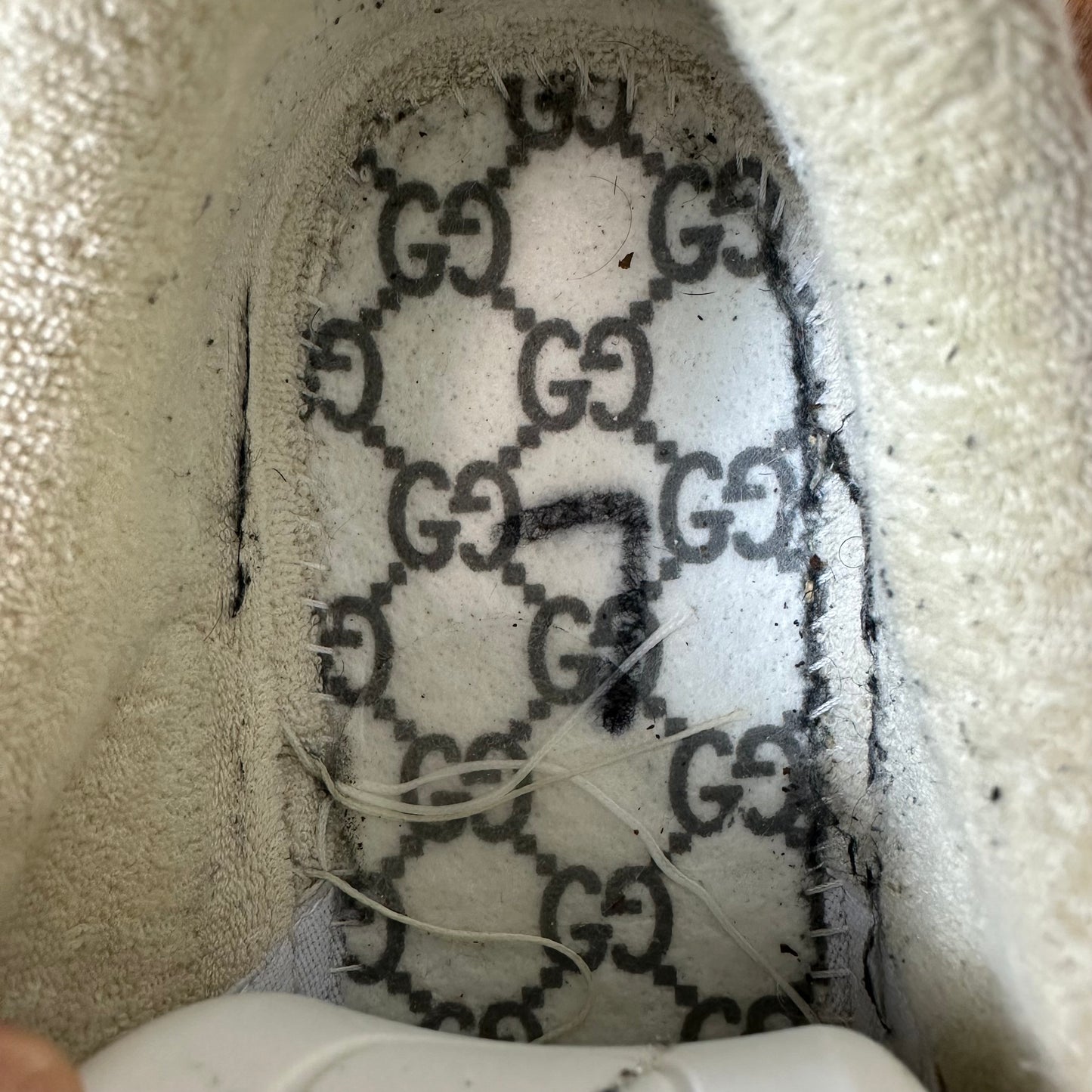 Gucci Screener Beige Sneaker Sz 8.5