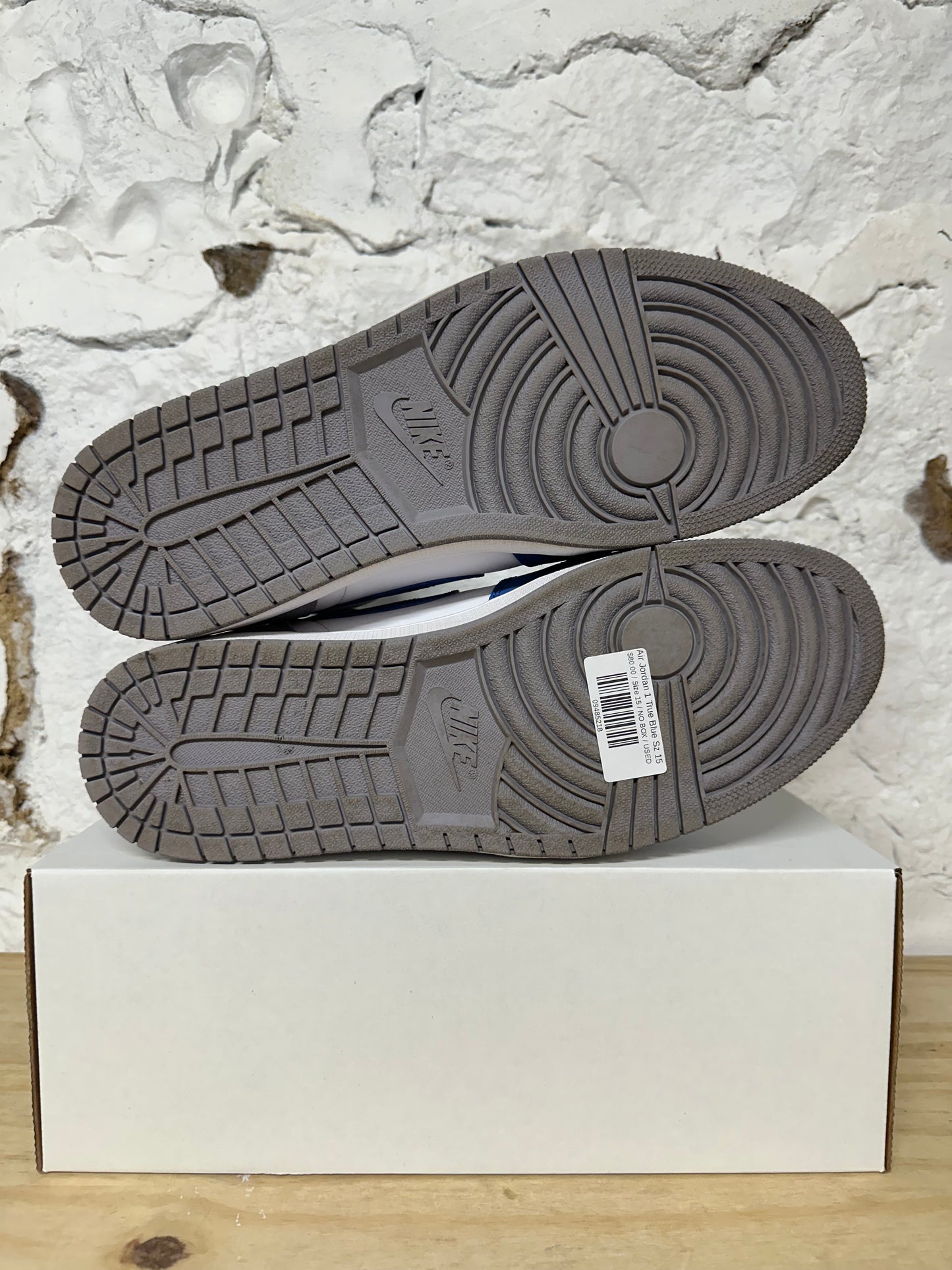 Air Jordan 1 High True Blue Sz 15