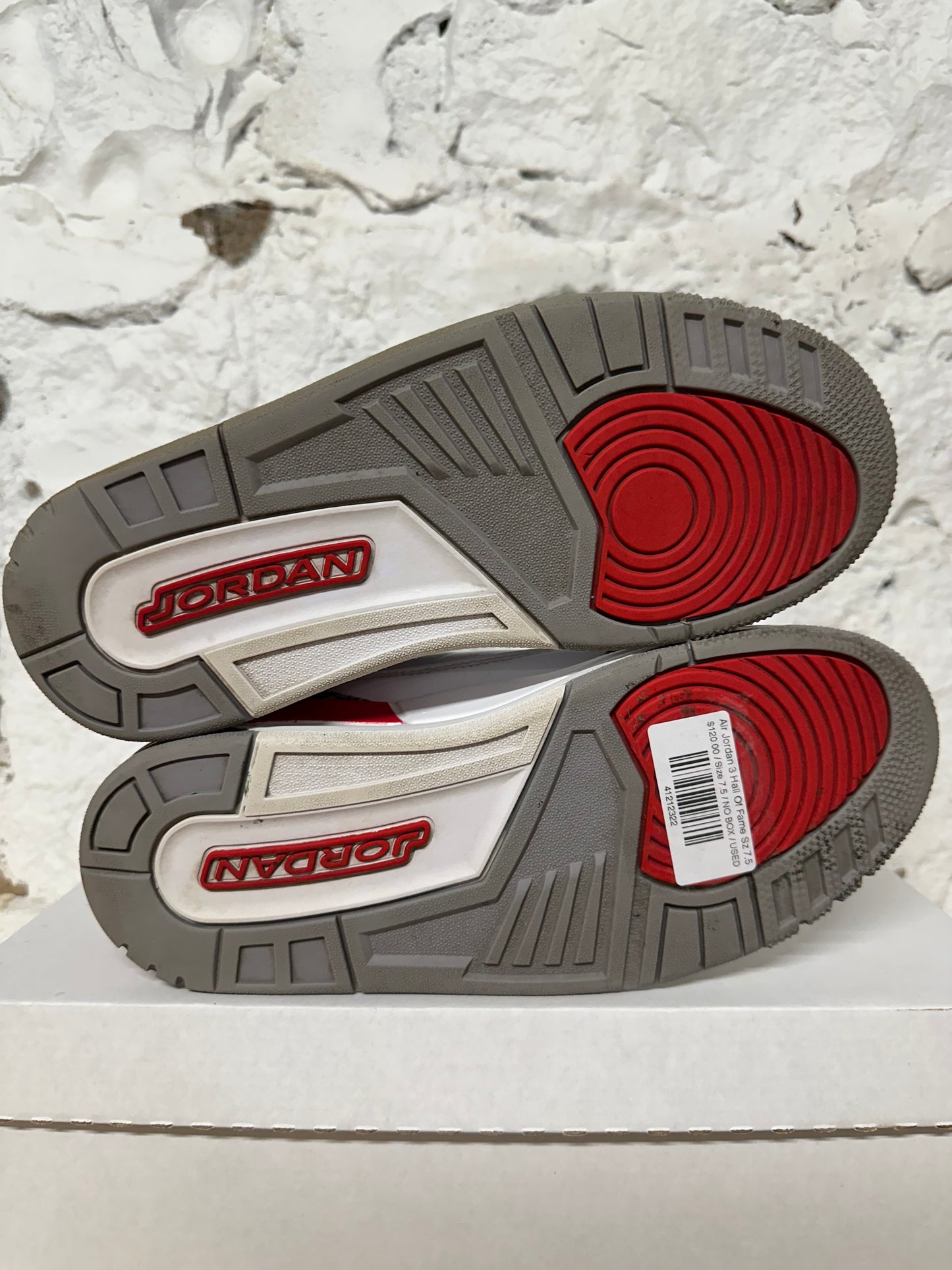 Air Jordan 3 Hall Of Fame Sz 7.5