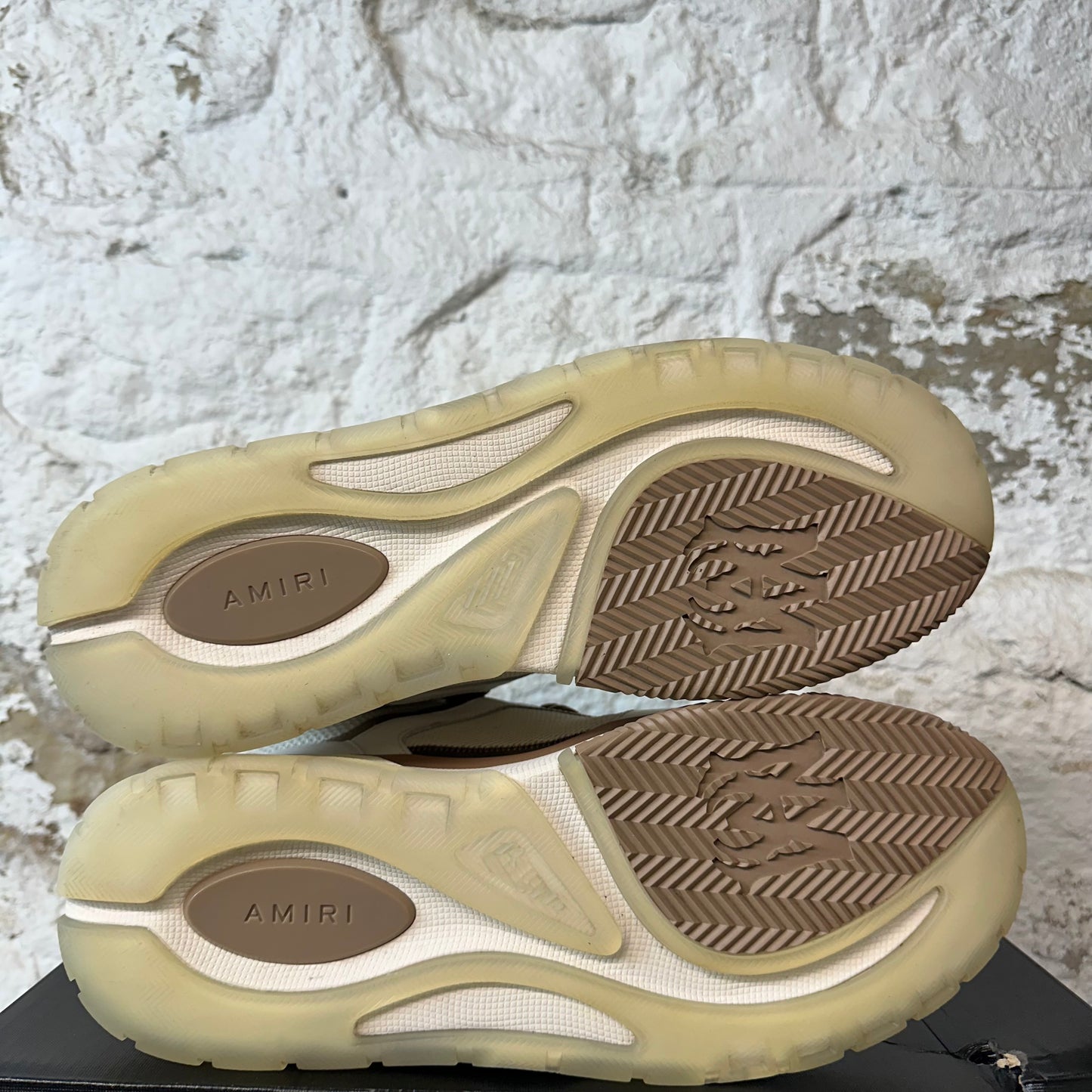 Amiri MA-1 Brown White Cream Sneaker Sz 15 (48)