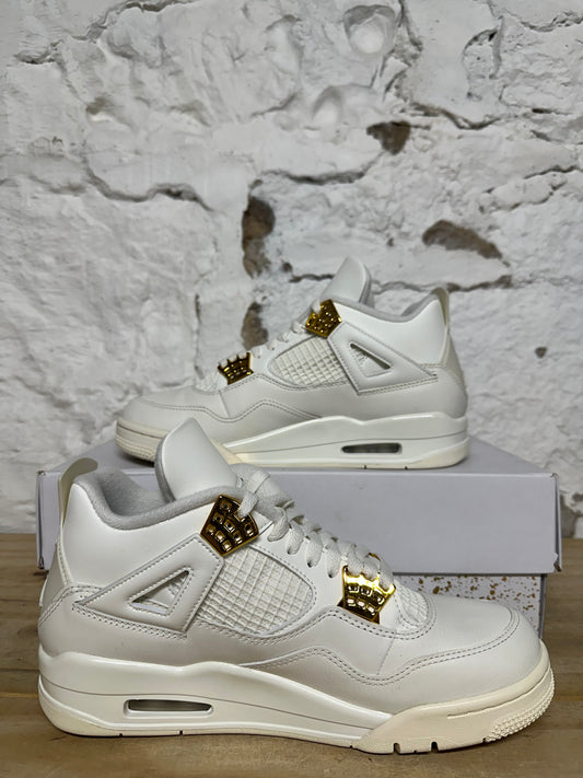 Air Jordan 4 Metallic Gold Sz 9 (10.5W)