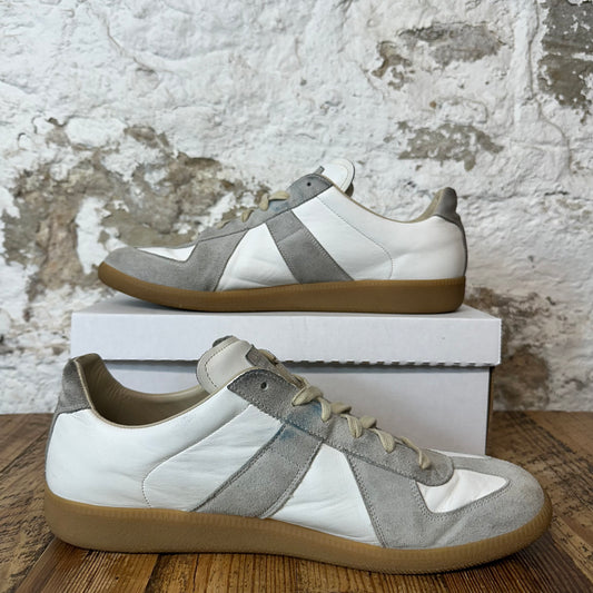 Maison Margiela Replica White Grey Suede Sneaker Sz 15 (48)
