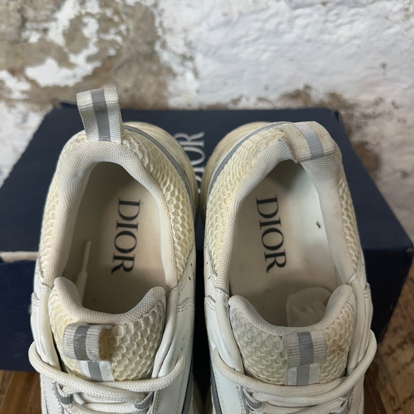 Dior B22 Cream White 3M Sneaker Sz 8 (41)