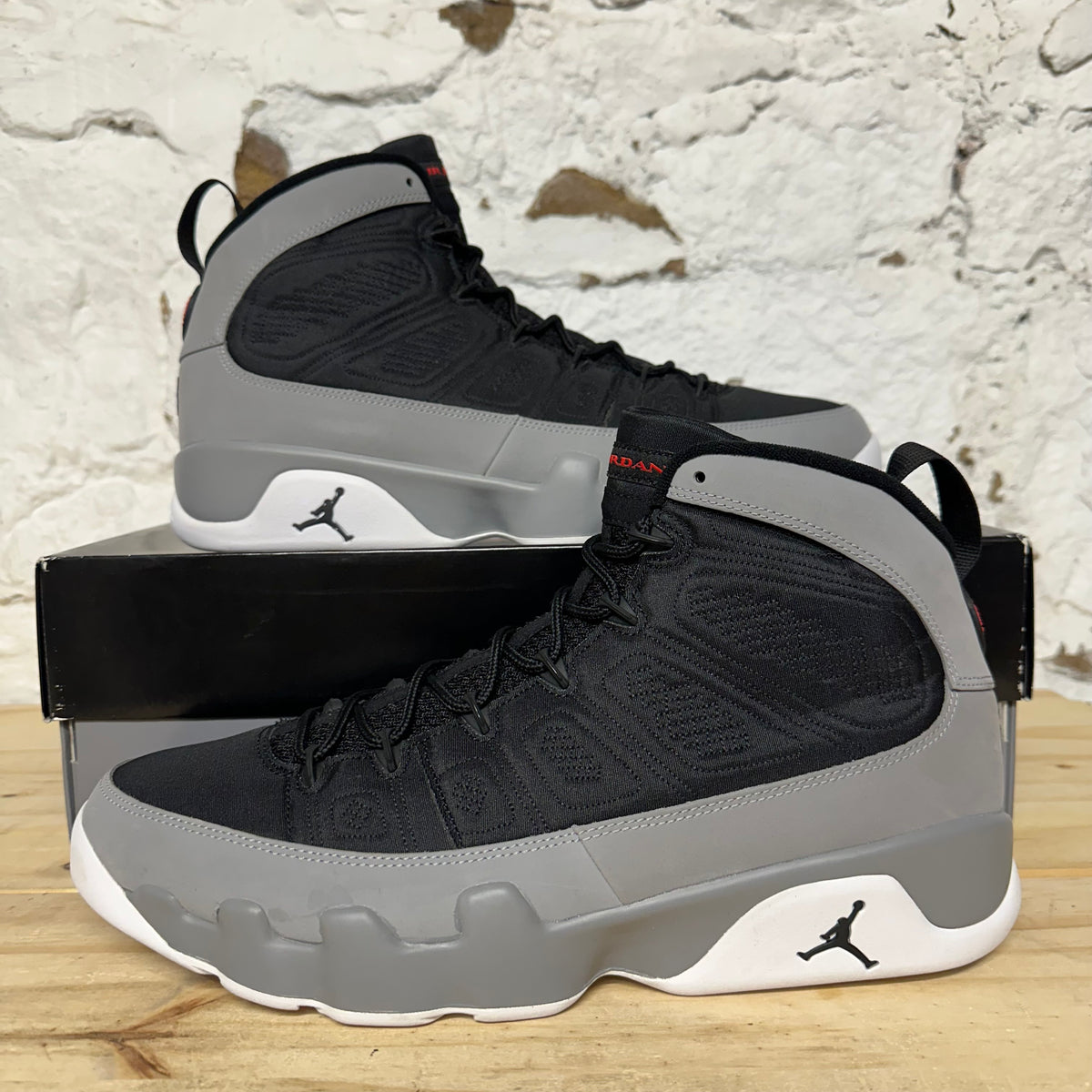 Air Jordan 9 Particle Grey Sz 14