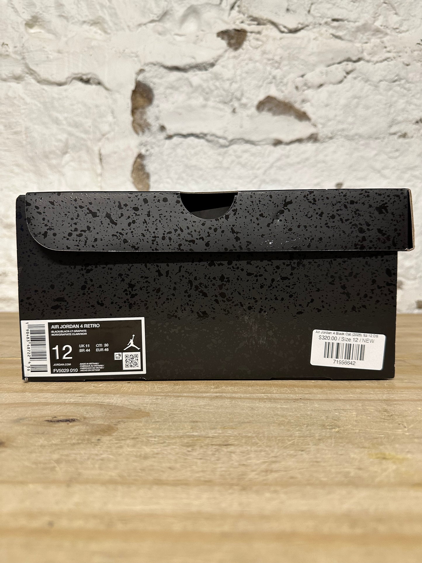 Air Jordan 4 Black Cat (2025) Sz 12 DS